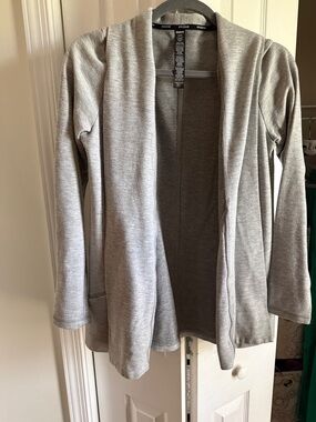 RBX Gray Athletic Hoodie with Branded Neck Tape